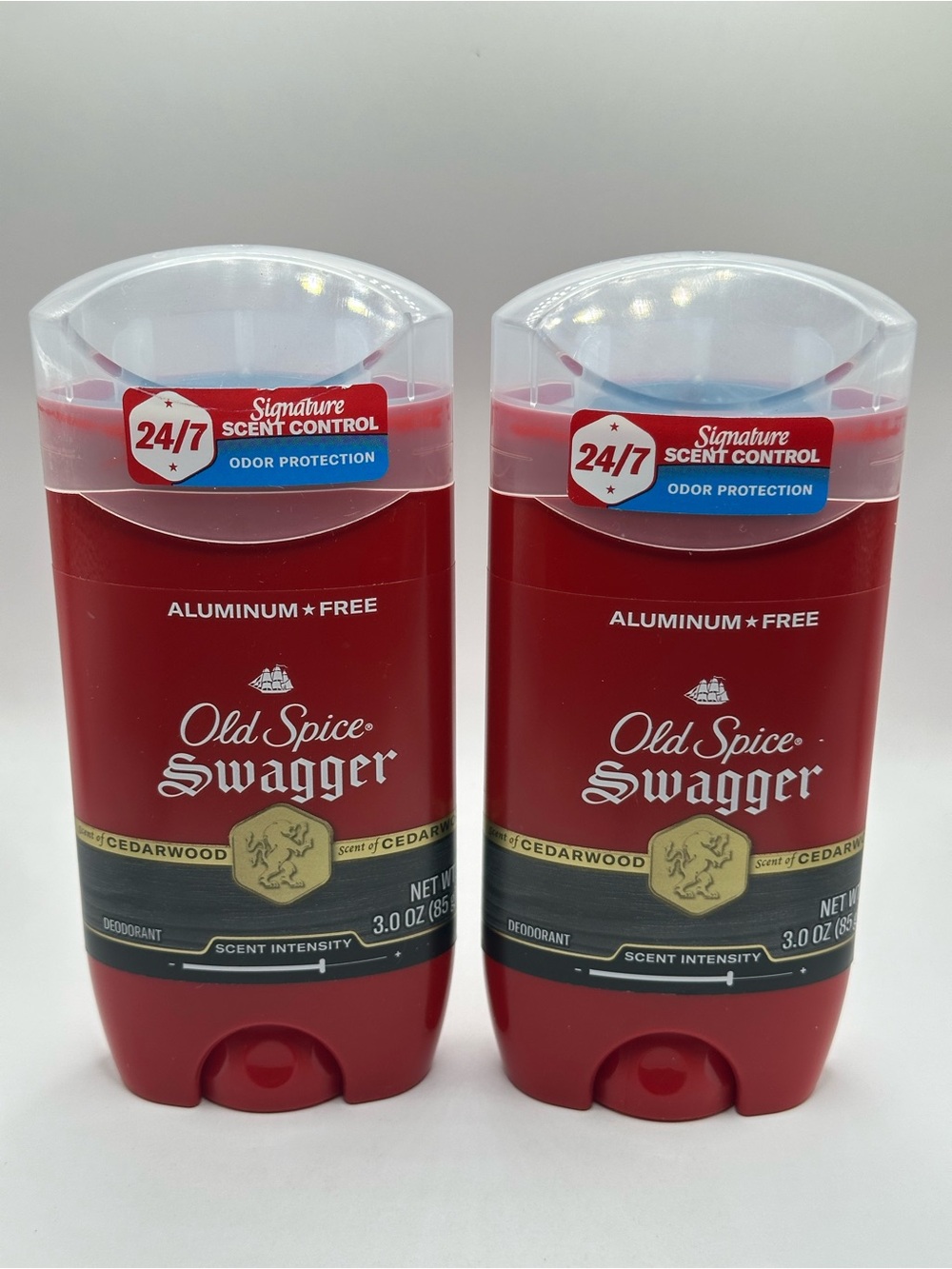 Old Spice Swagger Aluminum Free Scent of Cedarwood Deodorant Stick 3oz -Lot of 2